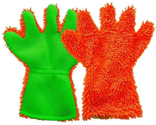Main image of Microfiber Wash Mitt Anti-scratch
