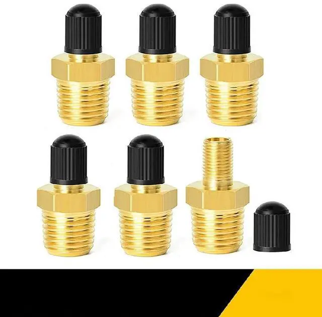 Main image of 1/4" NPT to Schrader Valve Adapter 2Pcs