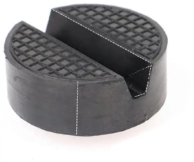 Main image of Car Jack Rubber Pad Slotted Black