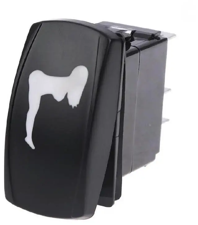 Main image of 5-Pin Waterproof Rocker Switch 12/24V