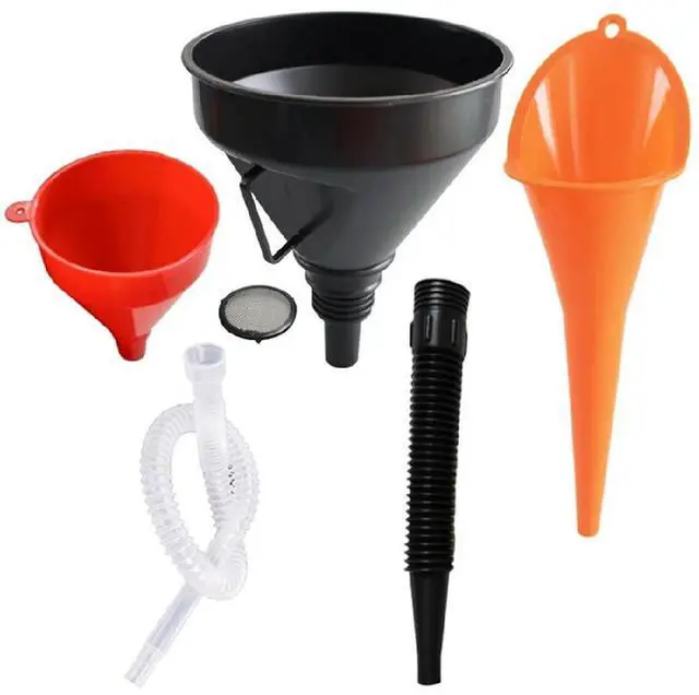 Main image of Plastic Funnel Set with Filter 3 Pcs
