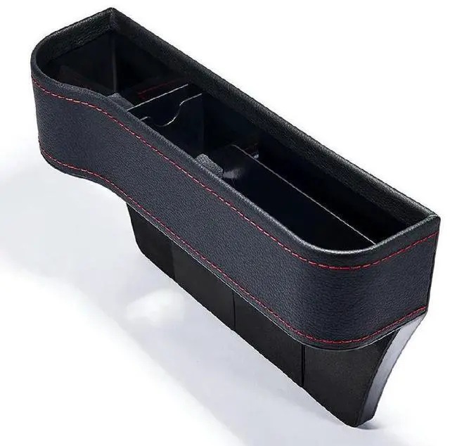 Main image of Leather Car Cup Holder Seat Organizer