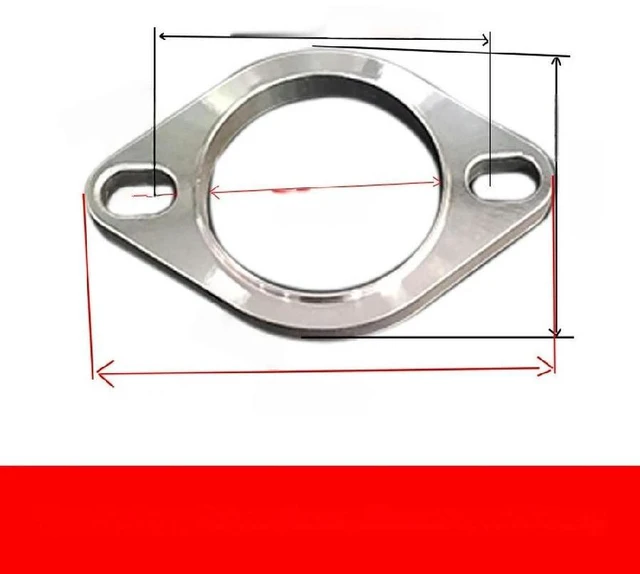 Main image of Stainless Exhaust Muffler Flange 51-76mm Joint