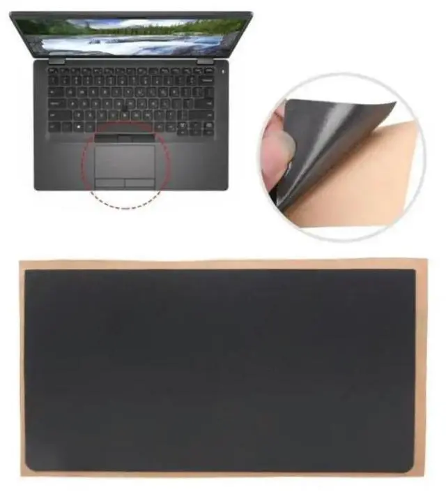 Main image of FOR 2Pcs PCV Touchpads Replacement Covers for 5400 Laptop Surfaces Repair and Upgrades