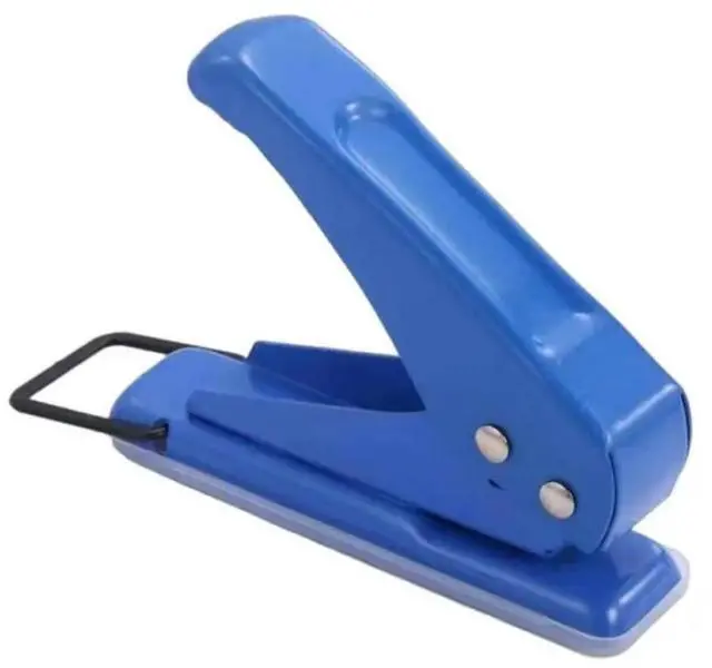 Main image of FOR Ergonomic Grip Single Hole Puncher 1/4Inch 6mm Heavy Duty Metal Paper Punches
