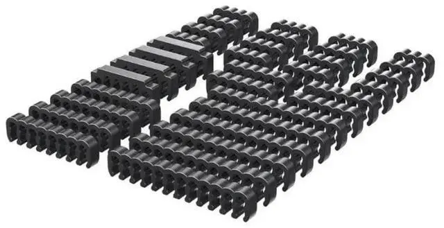 Main image of FOR 34Pieces PVC Line Guides Sleeved Cord Arrangers For 2.0-2.4mm Power Supply Lines Computer Management