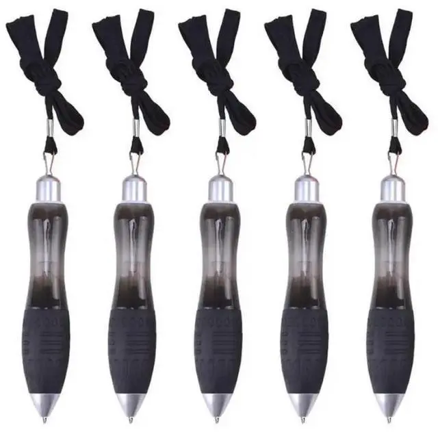 Main image of FOR Assorted Colorful Round Pens with Hanging- String Rope and Wide Barrel- Ballpoint Pens for Office Supplies Use