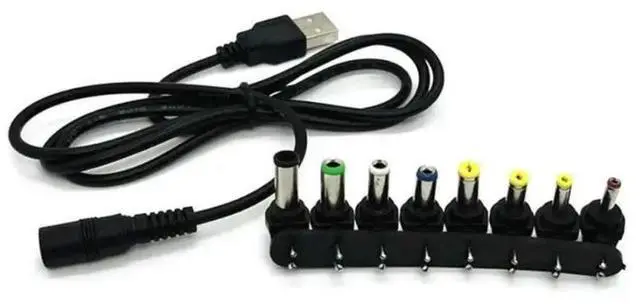 Main image of FOR USB Boosts USB to DC5521 5V Charging Cable 5V 5.5x2.1mm 8 Connecters Power Converters Line