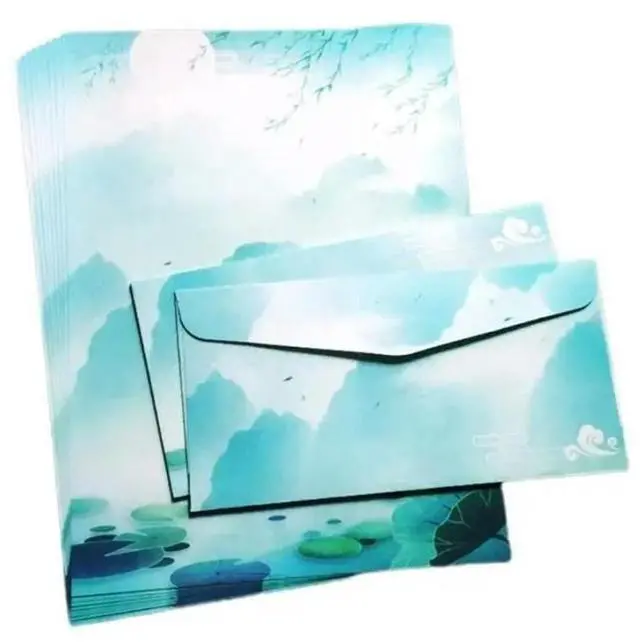 Main image of FOR Stationery Paper and Envelopes Set Chinese Writing Stationary Paper Double Side Colored Letter Paper for s