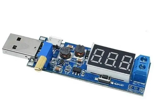 Main image of FOR DC-DC Step Up Step Down Power Supply Module USB Power Supply Module Potentiometer with Rotating Handle