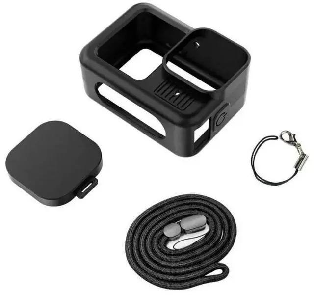 Main image of FOR Full Protections Silicone Sleeve for Camera Case with Lanyard