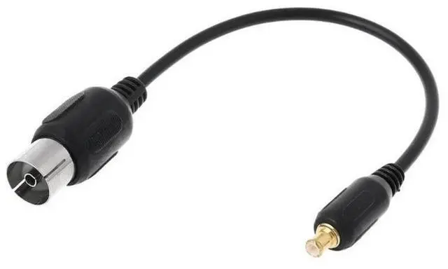 Main image of FOR Female IEC to Male MCX Antenna Pigtail Cable Cord Adapter Connector Line for USB TV Tuner DVB-T 13cm Length