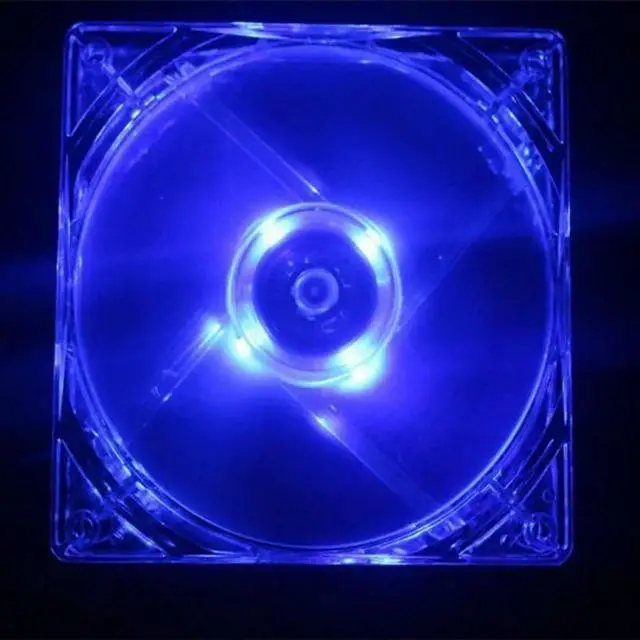 Main image of FOR 1PC 8cm Double Aperture Multi-colored Silent LED Computer for Case 12V Cooling F