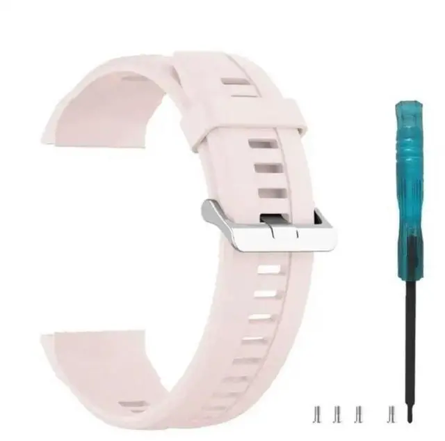 Main image of FOR 22mm Soft Silicone Watch Strap Breathable Watch Adjustable for Watch Cyber Smartwatch Wrist Bracelet Lightweight