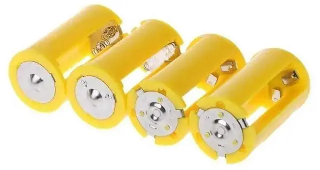 Main image of FOR 4pcs/lot Adapter Convertor Size For 3 AA to a D Adapter for Case Converter Switcher Accessories