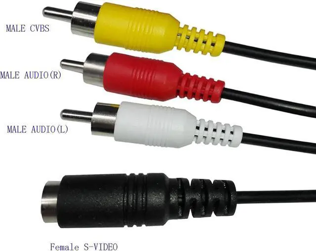 Alt view image 4 of 6 - 3RCA AV CVBS Composite & S-Video R/L Audio to HDMI Converter Adapter Support 720P/1080P for PS2 PS3 NES SNES Nintendo 64 HDTV