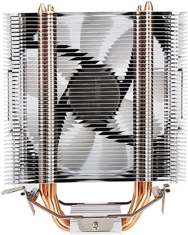 Alt view image 5 of 7 - CPU Air Cooler with 4 Copper Direct Contact Heat Pipes 120R RGB Fan Brushed Nickel Fins for Intel LGA 1700/1200/115X AMD AM5/AM4