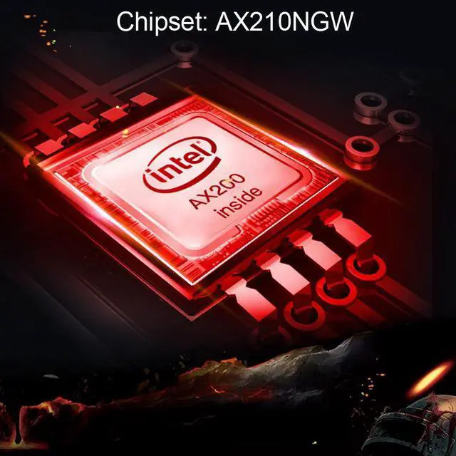 Alt view image 7 of 7 - PCIE WiFi Card AXE5400 WiFi 6E PCIe Card for Desktop PC, Bluetooth 5.2 PCI-E Wireless WiFi Network Adapter Card, WiFi Adapter with MU-MIMO, Ultra-Low Latency, Supports Windows 11/10 (64bit)