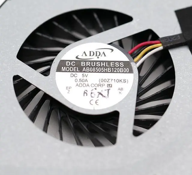 Alt view image 3 of 4 - ADDA AB08505HB120B00 Server Laptop Fan DC 5V 0.50A 4-Wire