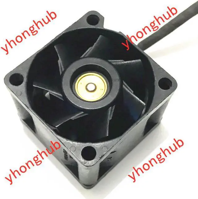 Alt view image 2 of 4 - Denki 9GV3612P3J11 DC 12V 0.75A 36x36x28mm 4-Wire Server Cooling Fan