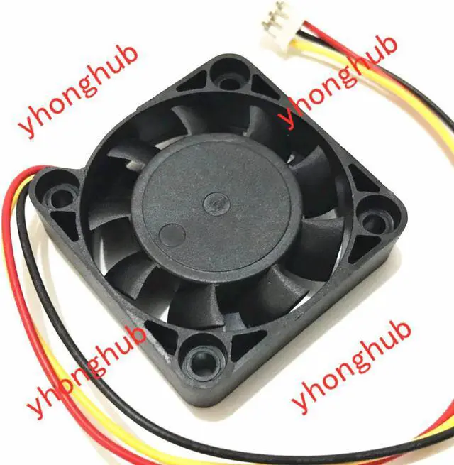 Alt view image 2 of 4 - EverCool  EC4010M12ER DC 12V 0.07A 40x40x10mm 3-Wire Server Cooling Fan