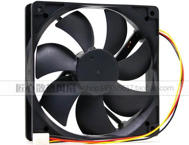Alt view image 2 of 2 - SNOW FAN YY12025H24B Server Cooling Fan DC 24V 0.25A 120x120x25mm 3-wire