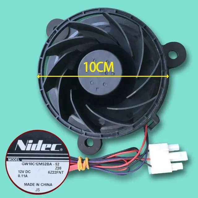 Alt view image 2 of 3 - Nidec GW10C12MS2BA-52 Z20 Server Cooling Fan DC 12V 0.11A 3-wire