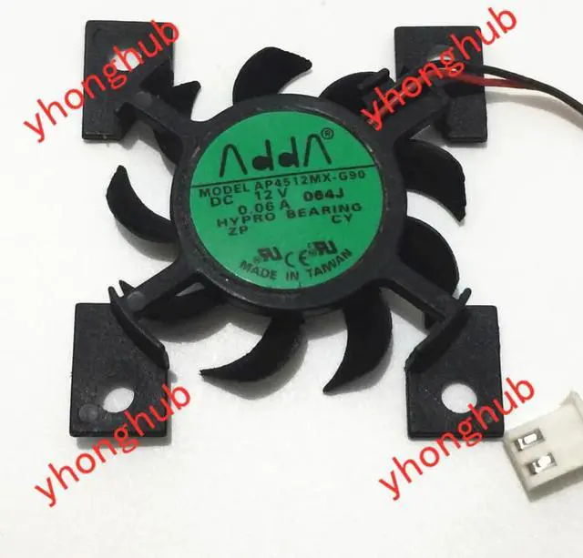 Main image of ADDA AP4512MX-G90 DC 12V 0.06A 45x45x8mm 2 wire Server Cooling  Fan