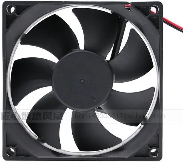Alt view image 2 of 2 - Tianxuan TX9025L18S DC 18V 0.14A 90x90x25mm 2-Wire Server Cooling Fan