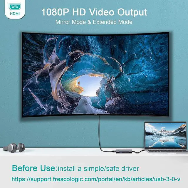 Alt view image 4 of 7 - QGeeM 7 in 1 Type C Hub to HDMI 4k, 3 USB 3.0 Ports, 100W Power Delivery, SD/TF Card Readers Compatible with MacBook Pro 13/15(Thunderbolt 3),2018 Mac Air, Chromebook USB-C Notebook Dock