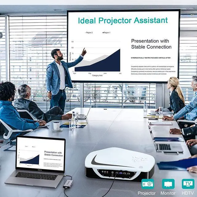 Alt view image 7 of 7 - QGeeM 7 in 1 Type C Hub to HDMI 4k, 3 USB 3.0 Ports, 100W Power Delivery, SD/TF Card Readers Compatible with MacBook Pro 13/15(Thunderbolt 3),2018 Mac Air, Chromebook USB-C Notebook Dock