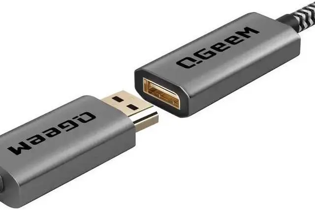 Alt view image 5 of 6 - USB C to Displayport Cable QGeeM Type C to DP 1.4 Convertor 8K60Hz 4K165Hz Compatible with Thunderbolt 3/4 and More USB C Device