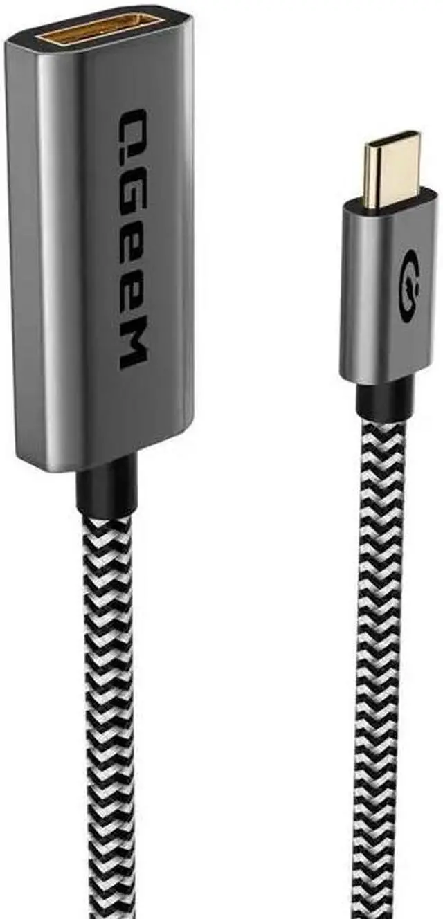 Alt view image 6 of 6 - USB C to Displayport Cable QGeeM Type C to DP 1.4 Convertor 8K60Hz 4K165Hz Compatible with Thunderbolt 3/4 and More USB C Device