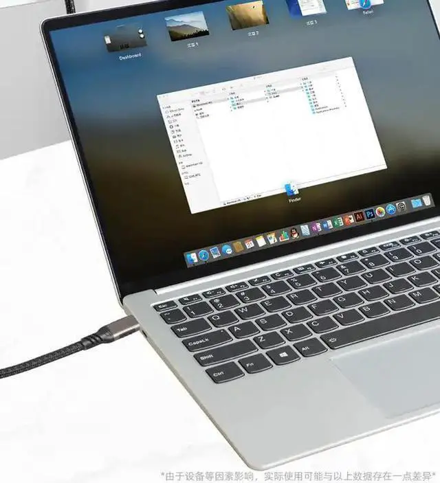 Alt view image 4 of 6 - USB 3.2 Cable 100W Compatible with Thunderbolt 3/4 Devices, USB4 Cable with 4K@60Hz Video USB-C for Thunderbolt 3/4, Dell, iPad Air 4, iPad Pro 2020, Pixel and More