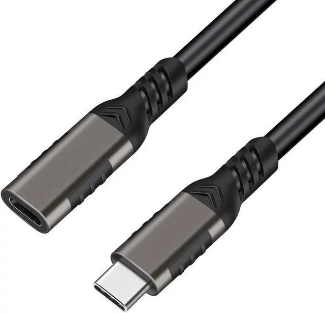 Alt view image 6 of 7 - USB C Extension Cable, 20Gbps/USB 3.2 Transfer USB Type C Extender 100W/5A Fast Charging Compatible for Thunderbolt 3/4 MacBook Pro and more USB C devices