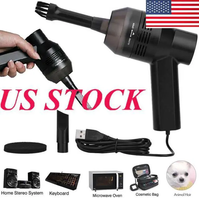 Alt view image 2 of 7 - Mini Vacuum Cleaner Portable USB Computer Keyboard Brush Dust Handheld Clean Kit Hand Held Vacuum Cleaner Small Mini Portable Car Auto Household Small Portable Hand Held Mini Vacuum Cleaner For Auto