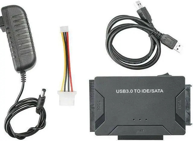 Alt view image 5 of 7 - USB 3.0 to Hard Drive Converter Cable USB 3.0 to IDE SATA Adapter 2.5" 3.5" SATA IDE SSD Hard Drive Disks Support 6TB USB 3.0 to IDE & SATA Converter External Hard Drive Adapter Kit 2.5"/3.5" Cable
