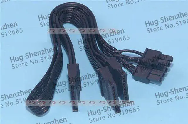 Alt view image 2 of 3 - 5Pin to 3 SATA Modular Power Supply Adapter Cable for Coolermaster V700 V750 V850 V1000
