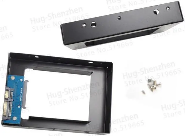 Alt view image 4 of 5 - 2.5'' SATA HDD/SSD to 3.5'' SATA HDD Transfer Rack Trayless Mobile Rack bracket for Hard Disk Driver Metal Material