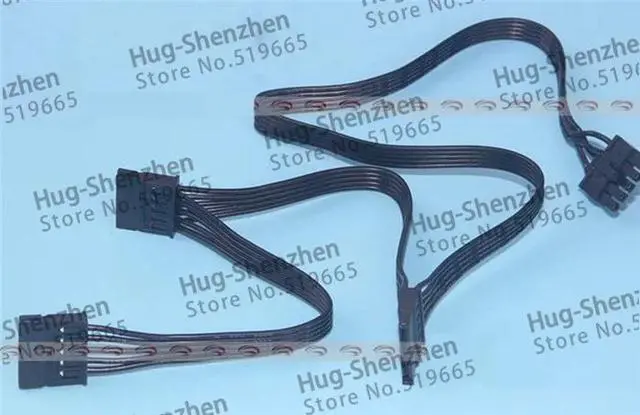 Alt view image 3 of 3 - 5Pin to 3 SATA Modular Power Supply Adapter Cable for Coolermaster V700 V750 V850 V1000