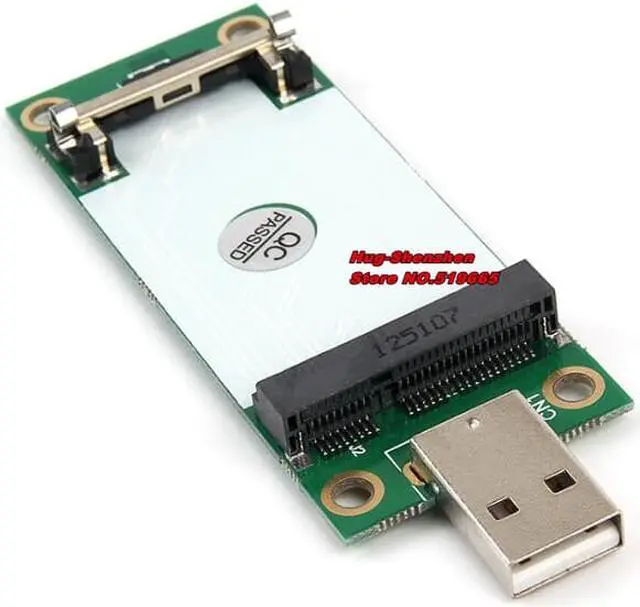 Alt view image 4 of 6 - Free Shiping   Mini PCIe To USB (with SIM card slot ) Adapter for 3G/4G WWAN test converter and WiFi (USB Type) Card