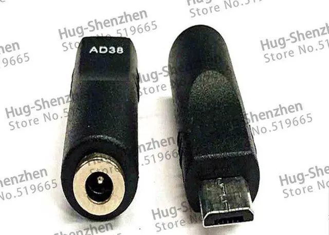 Alt view image 2 of 3 - DC3.5*1.1mm female to USB Micro 5P male  power adapter connnector for IPAD--100pcs/lot