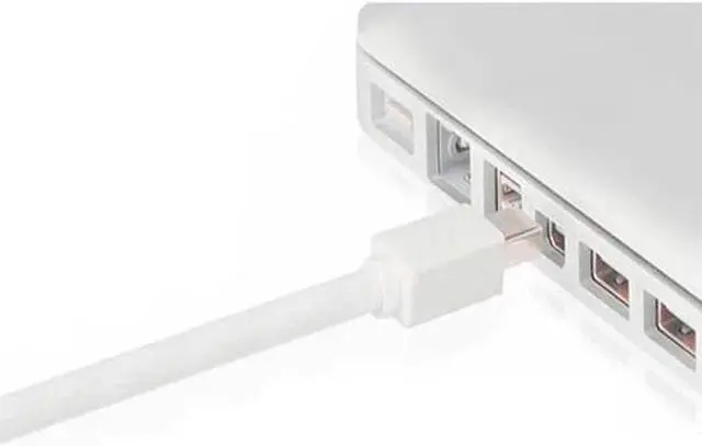 Alt view image 5 of 5 - For MacBook Air Pro iMac Mac Thunderbolt Mini DisplayPort Display Port Mini DP To VGA Cable Adapter 1080P Connect TV projector