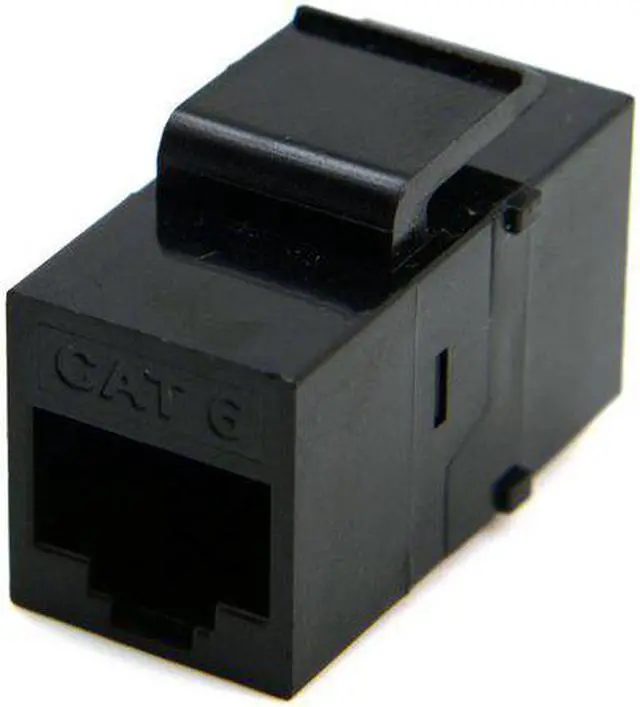 Main image of CYDZ UTP CAT6 Keystone Coupler RJ45 Female to Female UTP CAT6 Keystone inline Coupler Black