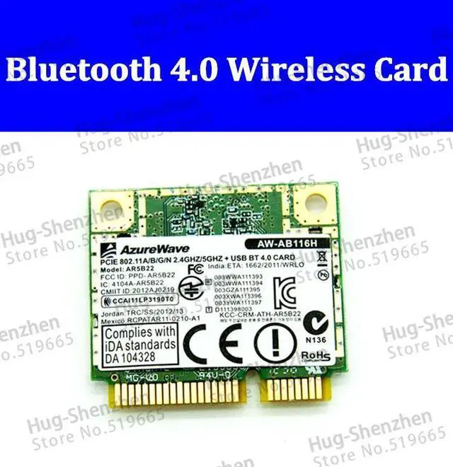 Main image of Atheros AR5B22 half Mini PCI-E Wireless express card 300mbps Laptop wireless wifi Bluetooth BT 4.0 COMBO MINI pci-e wlan card