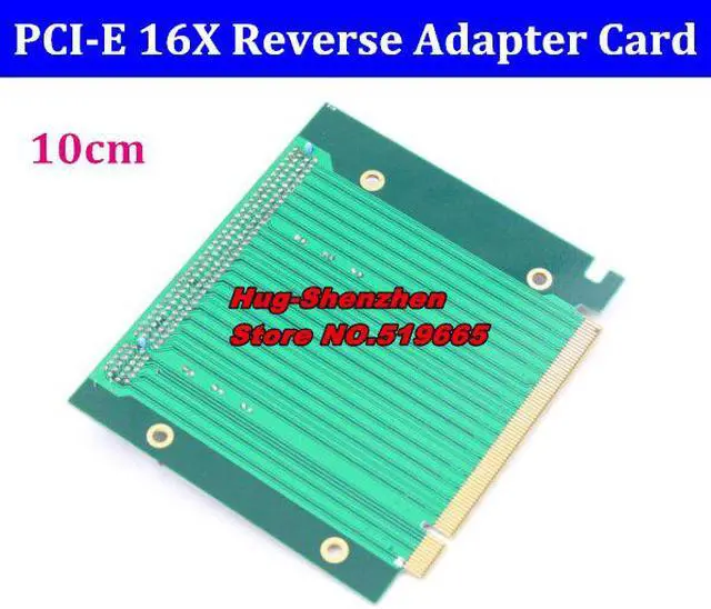 Main image of and  DIY chassis PCI-E Reverse Card X16 graphics card PCI-E 16X 90 degrees Adapter Card for 4U