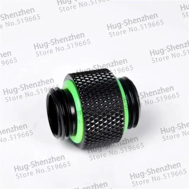 Alt view image 2 of 2 - Best price  Barrow G1/4" Double Outside Swivel Connector for water cooling system with O-ring 2pcs/lot