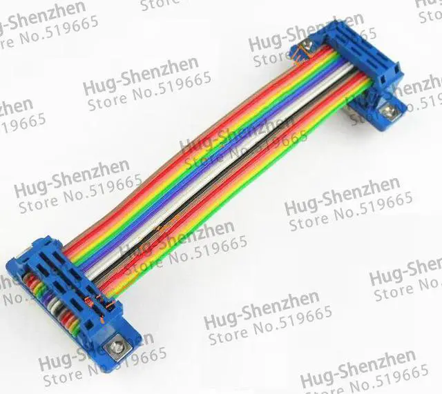 Alt view image 3 of 5 - DB15 ribbon cable  DIDC-15P male to female/female to female/male to male cable  DIDC DR15 COM connector cable