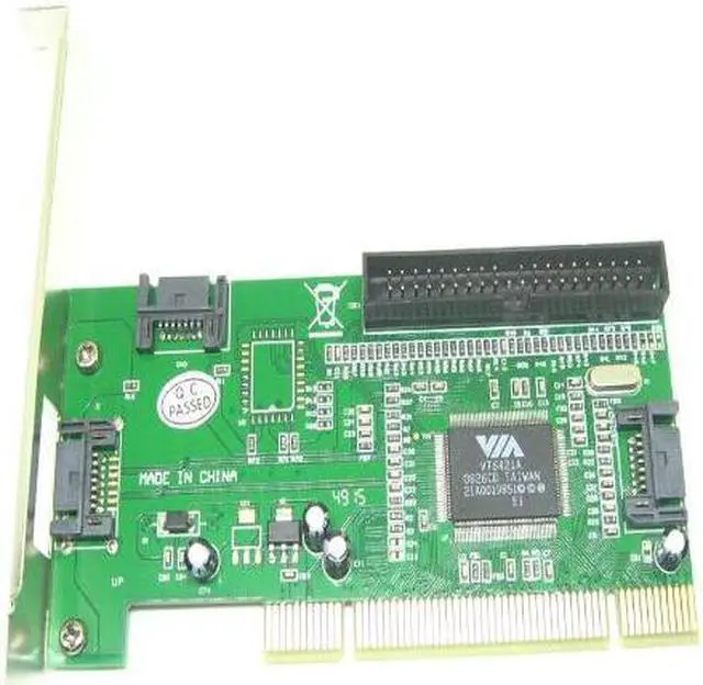 Alt view image 3 of 6 - PCI to SATA+IDE adapter card XBOX360 Brush Tool VIA VT6421 PCI to SATA expansion card