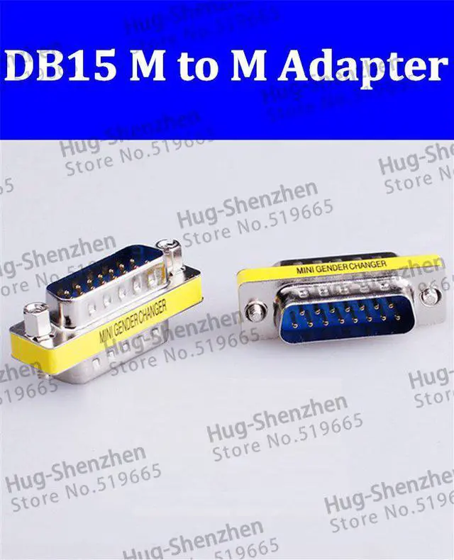 Main image of Male to Male 2Row 7P+8P 15P Adapter 7P/8P DB15 Connector DB15P two Row data transmission protect joint 15P Connector 10pcs